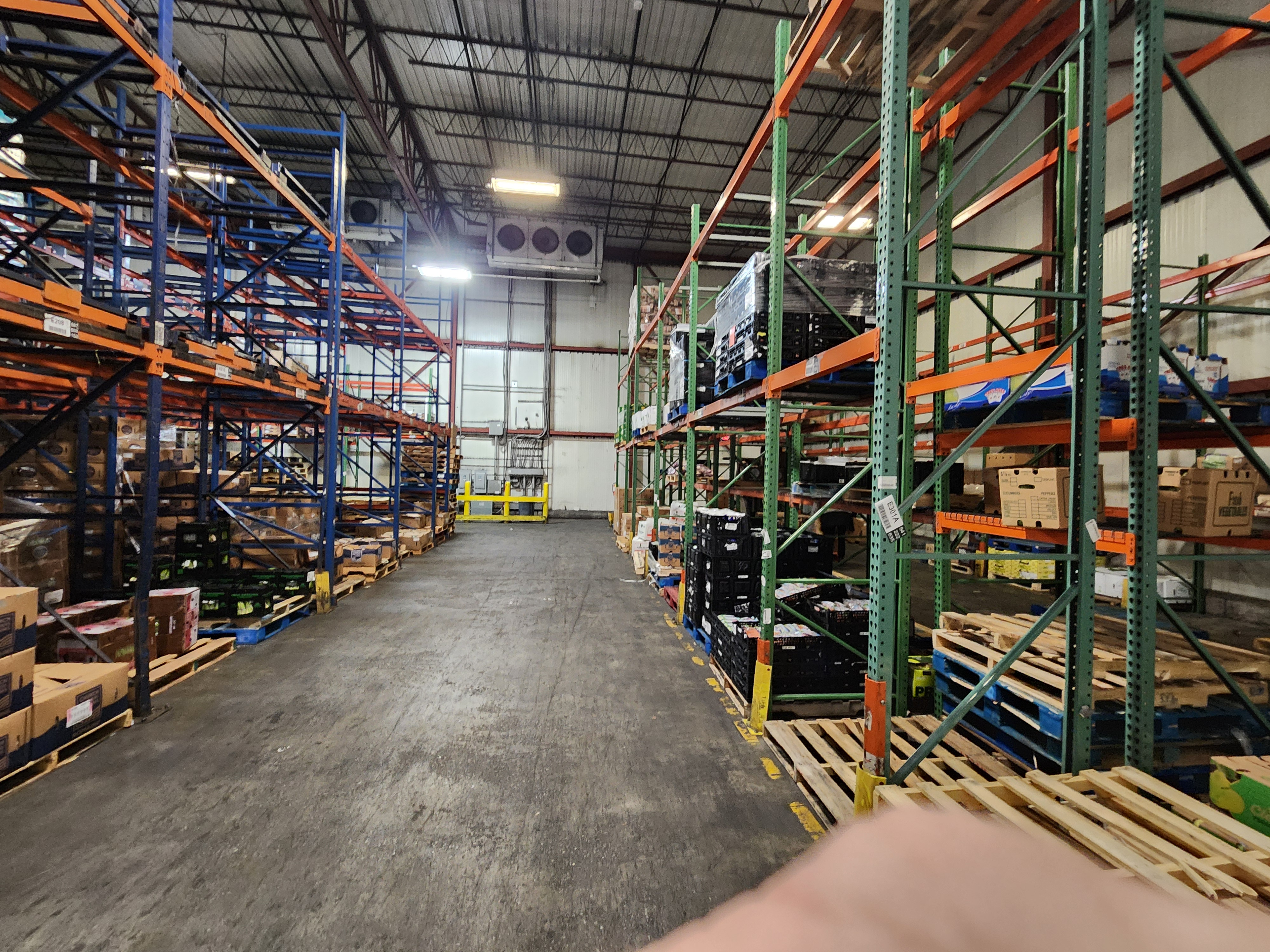143 Telfair Road warehouse floor